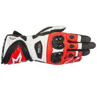 ALPINESTARS SUPERTECH GLOVES BLACK WHITE RED