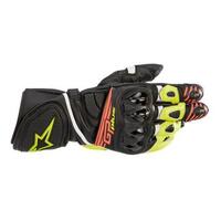 ALPINESTARS GP PLUS R V2 GLOVES BLACK FLURO YELLOW RED