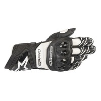 ALPINESTARS GP PRO R3 LEATHER GLOVE BLACK WHITE