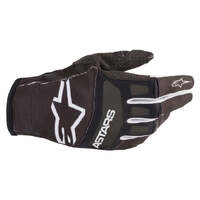 ALPINESTARS 2022 TECHSTAR GLOVES BLACK WHITE