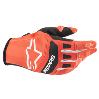 ALPINESTARS 2022 TECHSTAR GLOVES ORANGE BLACK