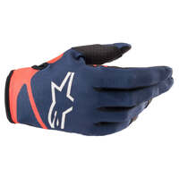 ALPINESTARS 2022 RADAR GLOVES BLUE FLURO RED