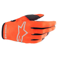 ALPINESTARS 2023 RADAR GLOVES HOT ORANGE BLACK