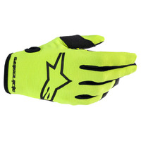 ALPINESTARS 2023 RADAR GLOVES FLURO YELLOW BLACK