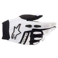 ALPINESTARS 2022 FULL BORE GLOVES WHITE BLACK