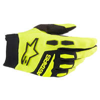 ALPINESTARS 2022-2023 FULL BORE GLOVES FLURO YELLOW BLACK
