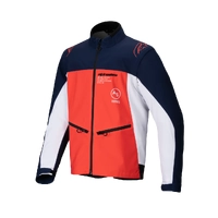 ALPINESTARS LITE-DURA SOFTSHELL JACKET NAVY HOT ORANGE WHITE