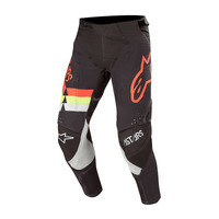 ALPINESTARS 2020 TECHSTAR VENOM PANTS BLACK FLURO RED FLURO YELLOW