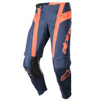 ALPINESTARS 2023 TECHSTAR ARCH PANTS NIGHT NAVY HOT ORANGE