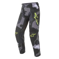 ALPINESTARS 2021 RACER TACTICAL PANTS GREY CAMO FLURO YELLOW