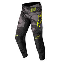 ALPINESTARS 2022 RACER TACTICAL PANTS BLACK GREY CAMO FLURO YELLOW