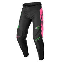 ALPINESTARS 2022 RACER COMPASS PANTS BLACK GREEN FLURO PINK