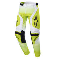 ALPINESTARS 2023 YOUTH RACER PUSH PANTS FLURO YELLOW WHITE