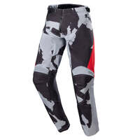 ALPINESTARS 2023 YOUTH RACER TACTICAL PANT CAST GRAY CAMO MARS RED