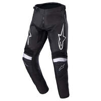 ALPINESTARS 2023 YOUTH RACER GRAPHITE PANTS BLACK REFLECTIVE BLACK