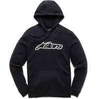 ALPINESTARS BLAZE PULLOVER HOODIE BLACK WHITE