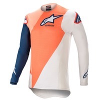 ALPINESTARS 2021 SUPERTECH BLAZE JERSEY ORANGE BLUE