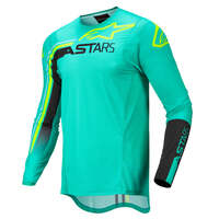 ALPINESTARS 2022 SUPERTECH BLAZE JERSEY PASTEL GREEN BLACK FLURO YELLOW