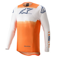 ALPINESTARS 2022 SUPERTECH FOSTER JERSEY ORANGE WHITE BLUE