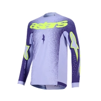 ALPINESTARS 2026 SUPERTECH SCENZ JERSEY PURPLE FLURO YELLOW