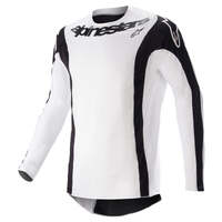 ALPINESTARS 2023 TECHSTAR ARCH JERSEY WHITE BLACK