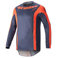 ALPINESTARS 2023 TECHSTAR ARCH JERSEY NIGHT NAVY HOT ORANGE