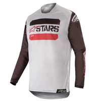 ALPINESTARS 2019 RACER TACTICAL JERSEY BLACK GREY CAMO BURGANDY