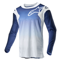 ALPINESTARS 2024 RACER HOEN JERSEY WHITE DARK NAVY LIGHT BLUE