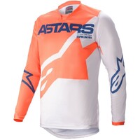 ALPINESTARS 2021 RACER BRAAP JERSEY ORANGE GREY BLUE