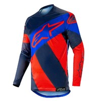 ALPINESTARS 2019 ALPINESTARS RACER TECH ATOMIC JERSEY RED DARK NAVY BLUE