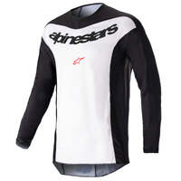 ALPINESTARS 2023 FLUID LURV JERSEY BLACK WHITE