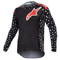 ALPINESTARS 2023 YOUTH RACER NORTH JERSEY BLACK NEON RED