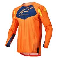 ALPINESTARS 2022 YOUTH RACER FACTORY JERSEY ORANGE BLUE YELLOW