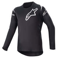 ALPINESTARS 2023 YOUTH RACER GRAPHITE JERSEY BLACK REFLECTIVE BLACK