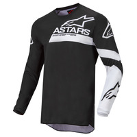 ALPINESTARS 2022 YOUTH RACER CHASER JERSEY BLACK WHITE