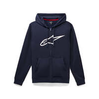 ALPINESTARS AGELESS II ZIP HOODIE NAVY WHITE