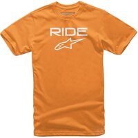 ALPINESTARS KIDS RIDE 2.0 TEE ORANGE WHITE