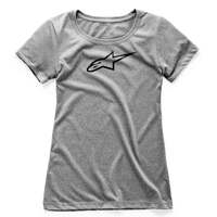 ALPINESTARS WOMENS AGELESS TEE GREY HEATHER