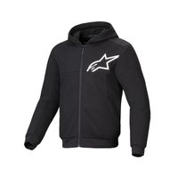 ALPINESTARS CHROME V2 SPORT HOODIE BLACK WHITE