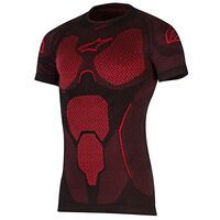 ALPINESTARS RIDE TECH SUMMER SHORT SLEEVE TOP BLACK RED