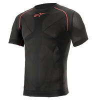 ALPINESTARS RIDE TECH V2 TOP SHORT SLEEVE BLACK RED