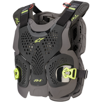 ALPINESTARS A1 PLUS CHEST GUARD BLACK FLURO YELLOW