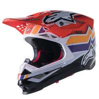 ALPINESTARS 23 S-M10 TROY LEE DESIGN EDITION FIRESTARTER RED