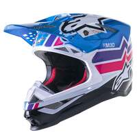 ALPINESTARS 23 S-M10 TROY LEE DESIGN EDITION STARLIT BLUE