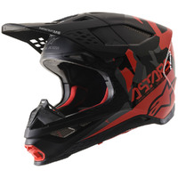 ALPINESTARS SUPERTECH S-M8 ECHO HELMET BLACK DARK GREY
