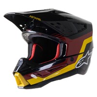 ALPINESTARS SM5 VENTURE HELMET BLACK RED YELLOW