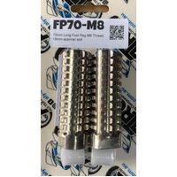 ALY-TEK ATRC 70MM LONG FOOT PEG M8 THREAD SILVER