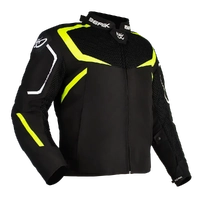 BERIK 4 SEASONS TEXTILE JACKET BLACK HI VIZ 