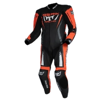 BERIK SICILY LEATHER RACE SUIT BLACK RED