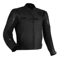 BERIK STRADA LEATHER JACKET BLACK